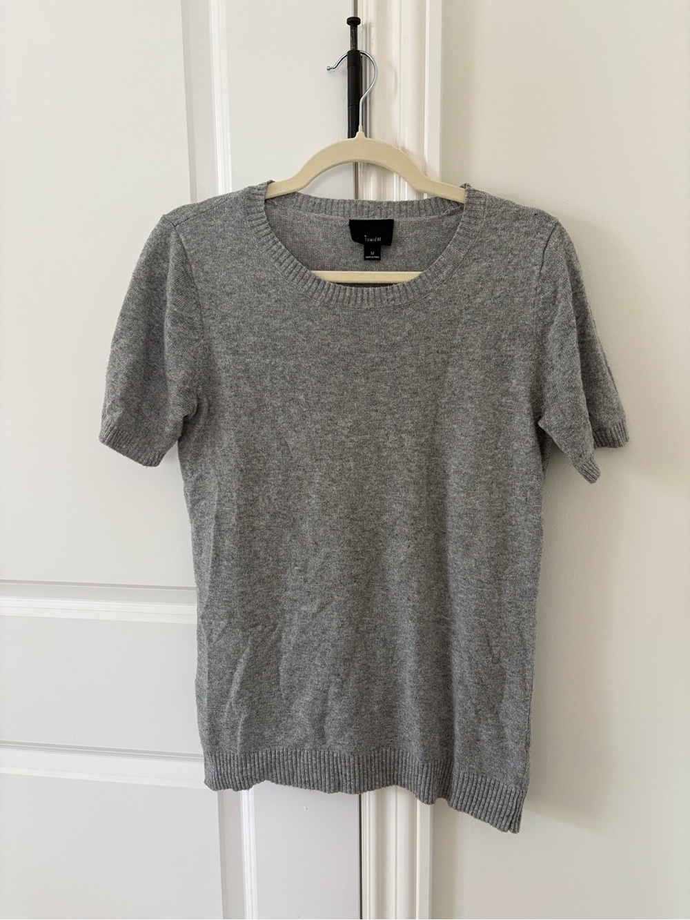Lumière Gray Sweater Top